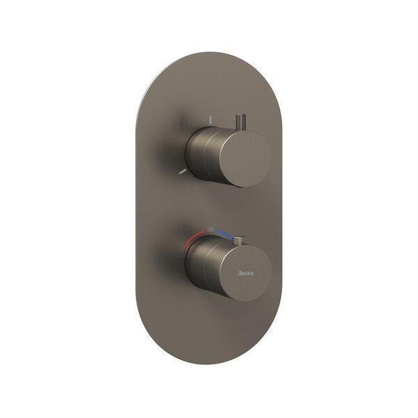 Изображение товара Смеситель для душа Ravak Espirit X070326 ES 067.20GB.O3, термостатический, графит