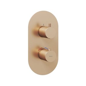 Изображение товара Смеситель для душа Ravak Espirit X070363 ES 067.60RGB.O3, термостатический, розовое золото