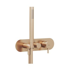 Изображение товара Смеситель для душа Ravak Espirit X070356 ES 068.60RGB.O3+S, с душевым гарнитуром, розовое золото