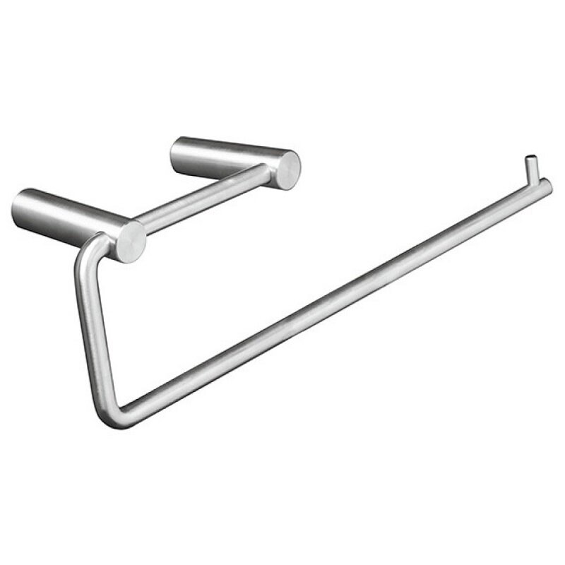 Изображение товара Держатель для туалетной бумаги Nofer Roma 16804.S, для двух рулонов, цвет нержавеющая сталь матовая