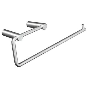 Изображение товара Держатель для туалетной бумаги Nofer Roma 16804.S для двух рулонов нержавеющая сталь