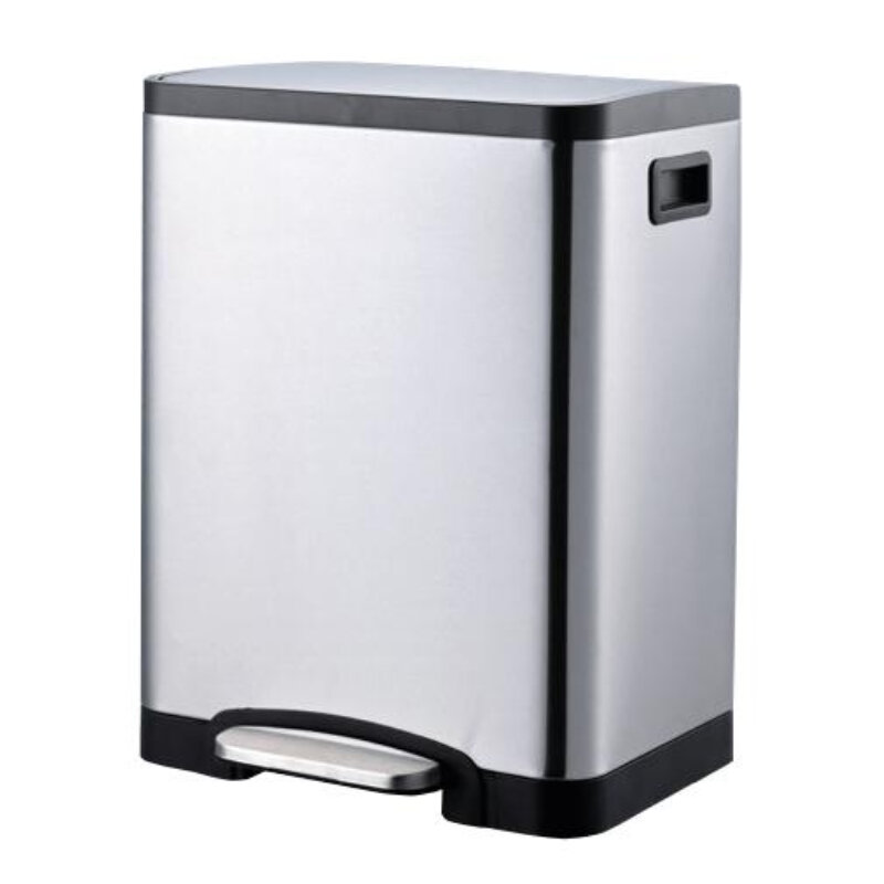 Изображение товара Контейнер для мусора Nofer 30 л, цвет нержавеющая сталь матовая, 09112.S