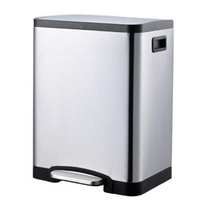 Изображение товара Контейнер для мусора Nofer 30 л, цвет нержавеющая сталь матовая, 09112.S