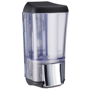 Изображение товара Диспенсер для мыла Nofer Black 170 мл ABS пластик черный матовый