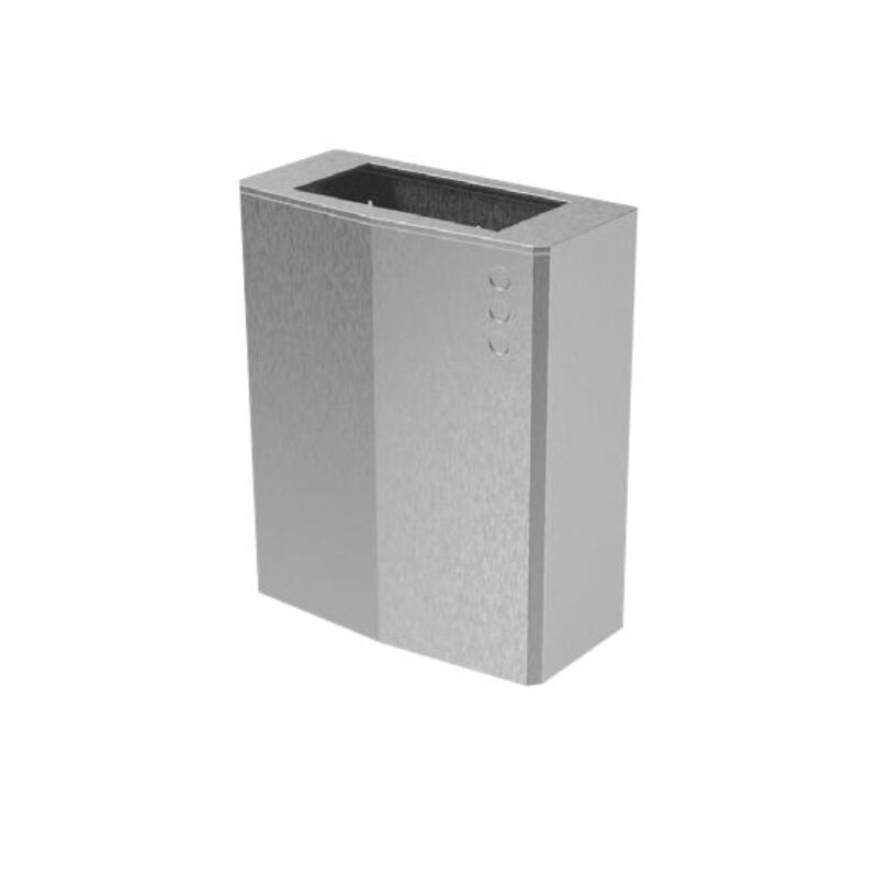 Изображение товара Настенный контейнер для мусора Nofer Evo 23 л нержавеющая сталь матовая