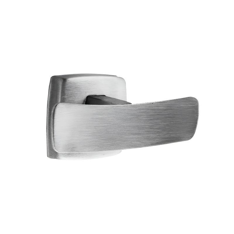 Изображение товара Крючок для ванной Nofer Classic 09017.S, двойной, цвет нержавеющая сталь матовая