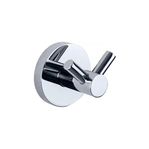 Изображение товара Крючок для ванной Nofer Niza 16852.B, двойной, цвет нержавеющая сталь глянец