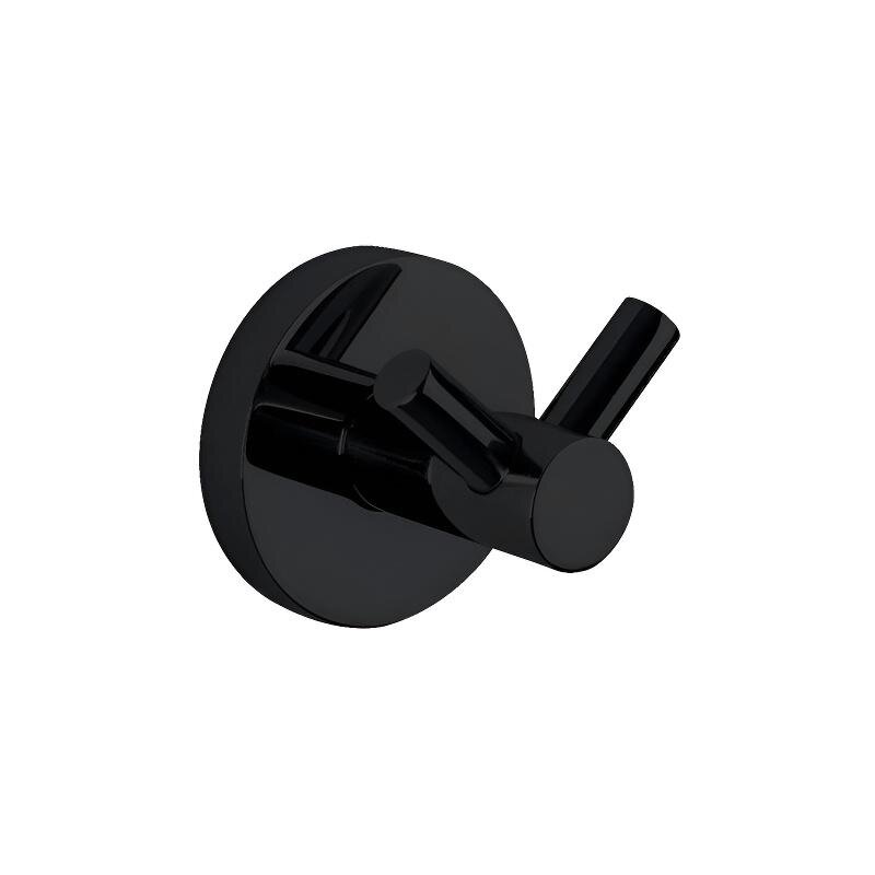 Изображение товара Крючок для ванной Nofer Niza 16852.N, двойной, цвет черный