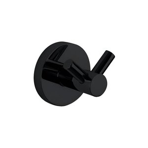 Изображение товара Крючок для ванной Nofer Niza 16852.N, двойной, цвет черный