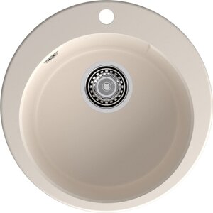 Изображение товара Кухонная мойка GranFest Urban 49х49 см кварц белая врезная