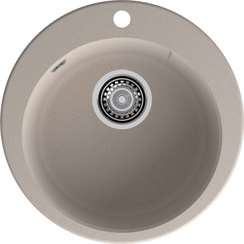 Изображение товара Кухонная мойка GranFest Urban 49x49 см кварц песочный, врезная