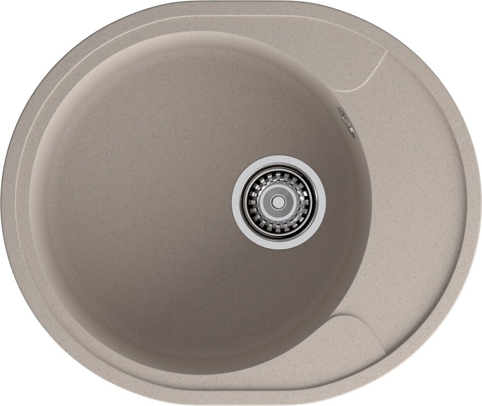 Изображение товара Кухонная мойка GranFest Urban, 57 х 48 см, кварц, цвет песочный, GF-URBAN 857L песочный