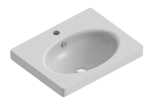 Изображение товара Умывальник Sanita Luxe Next 70 F01 встроенный из санфаянса белый 70 см