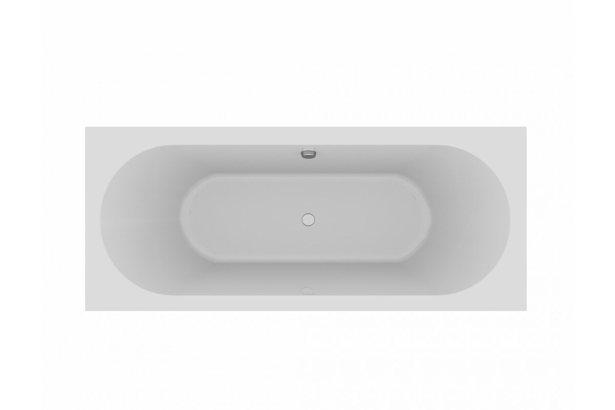 Изображение товара Акриловая ванна Relisan Katrin 170х75 см прямоугольная пристенная белая