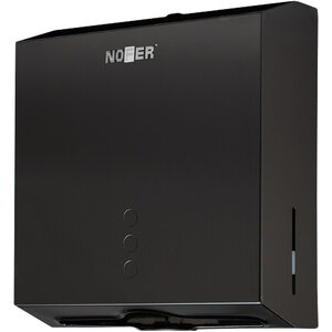 Изображение товара Диспенсер для бумажных полотенец Nofer черный 04006.N