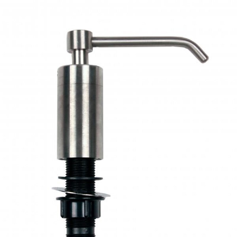 Изображение товара Дозатор Nofer 03103.S Антивандальный встраиваемый 1000 мл хром