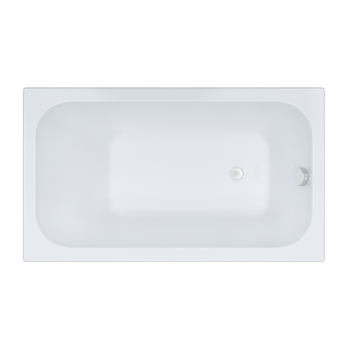 Изображение товара Акриловая ванна Triton Стандарт 120х70 см белая стальная ванна с гарантией 10 лет