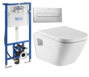 Изображение товара Инсталляция Roca с унитазом Roca Gap 346477000, сиденье микролифт, комплект