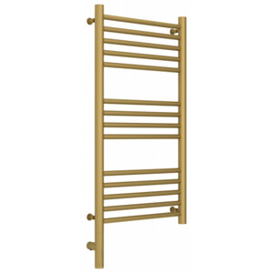 Изображение товара Полотенцесушитель электрический Сунержа Богема 3.0 прямая, высота 80 см, ширина 40 см, диммер слева/справа, цвет матовое золото, 032-5804-8040/032-5805-8040