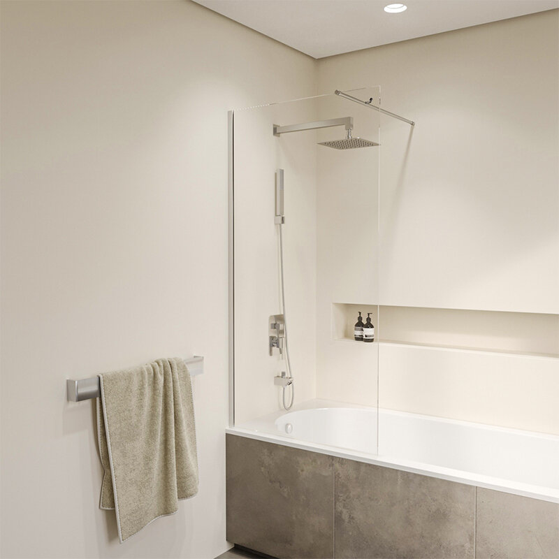 Изображение товара Шторка на ванну RGW Screens SC-050 60 см стекло прозрачное хром профиль