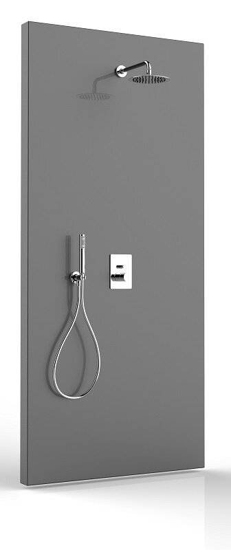 Изображение товара Душевая система Bossini Cotetis M00761.030 с верхним душем 25 см и ручным Zen