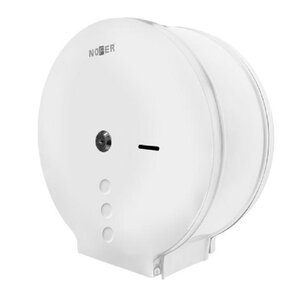 Изображение товара Диспенсер Nofer для туалетной бумаги антивандальный из нержавеющей стали белый