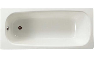 Изображение товара Стальная ванна Roca Contessa 160x70 см белая встраиваемая без гидромассажа