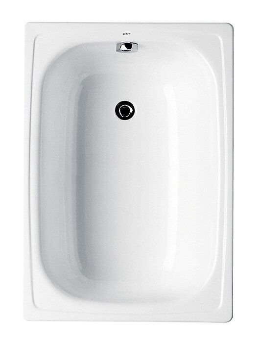 Изображение товара Стальная ванна Roca Contesa 100 x 70 см белая встраиваемая