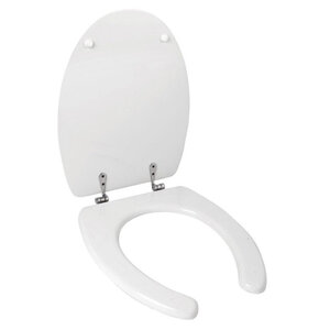 Изображение товара Крышка-сиденье Nofer белое для унитаза с гарантией 2 года