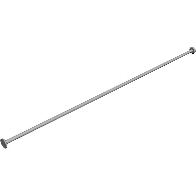 Изображение товара Карниз для ванной Relisan Тринити 160 см, прямой, цвет хром, Гл000012979