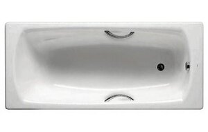 Изображение товара Стальная ванна Roca Swing 170 х 75 см 2201E0000 с отверстиями для ручек