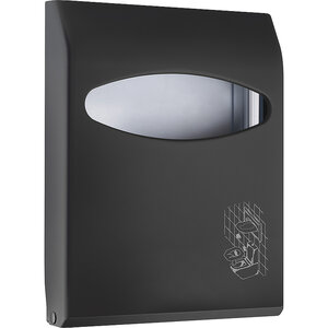 Изображение товара Диспенсер для туалетных накладок Nofer Black 04028.N, ABS пластик, цвет черный