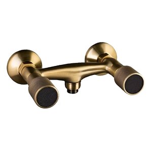 Изображение товара Смеситель Boheme Royal Crystal для душа, цвет бронза, с черными кристаллами, 314-Royal/CRST black