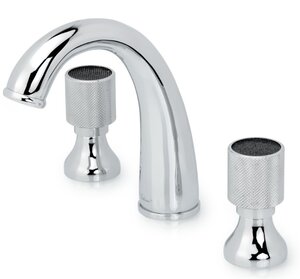 Изображение товара Смеситель Boheme Royal Crystal для раковины хром с черными кристаллами 277-Royal/CRST black