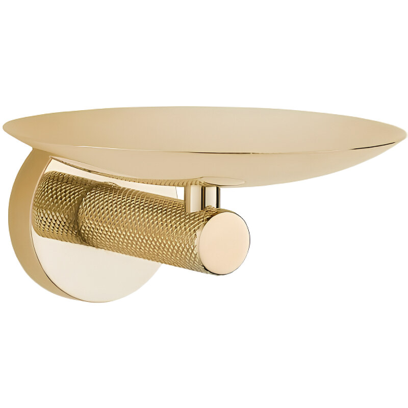 Изображение товара Мыльница Boheme Uno золото настенная латунь современный дизайн