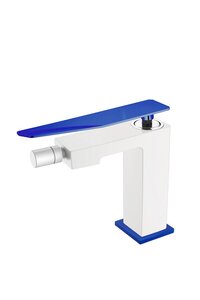 Изображение товара Смеситель для биде Boheme Q 146-WUW.2 белый/синий