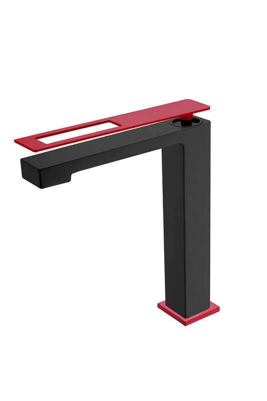 Изображение товара Смеситель для раковины Boheme Q, 142-BR, красный/черный