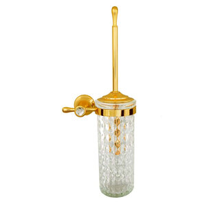 Изображение товара Ершик для унитаза Boheme Chiaro 10514 настенный, цвет золото