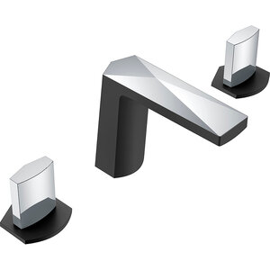 Изображение товара Смеситель для раковины Boheme Venturo 150-BCR-ICE, ручка ICE, цвет черный/хром