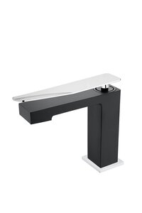 Изображение товара Современный смеситель для раковины Boheme Q черный хром 141-BCR.2 Italy