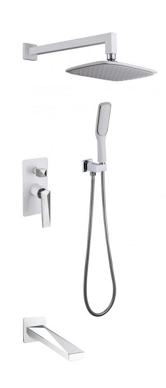 Изображение товара Душевая система Boheme Venturo 374-W-2 белый хром встроенный монтаж