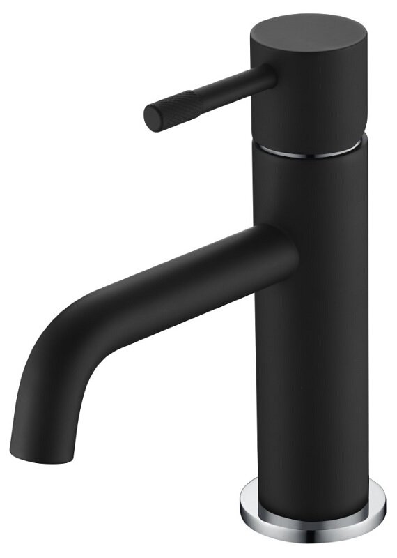 Изображение товара Смеситель для раковины Boheme Uno, черный/хром, 461-BCR