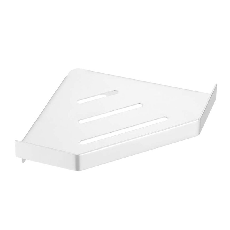 Изображение товара Угловая полка Boheme New Venturo 10318-MW белая матовая 25 см латунь настенная