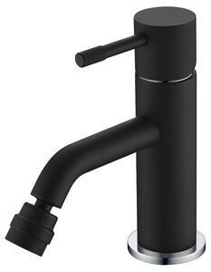 Изображение товара Смеситель для биде Boheme Uno черный хром 466-BCR однорычажный