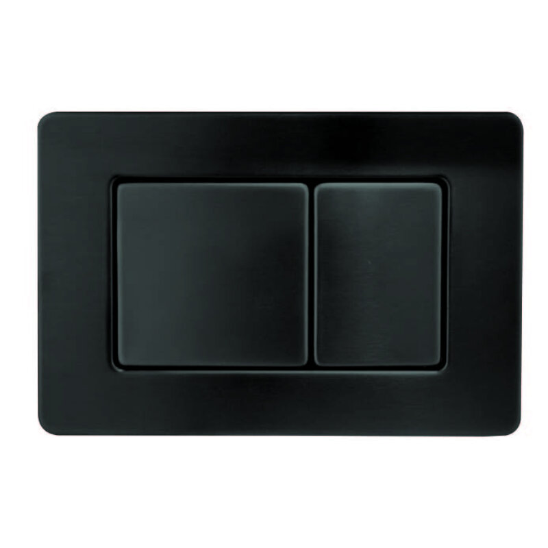 Изображение товара Boheme 650-B клавиша смыва унитаза, черная, двухрежимный слив