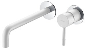 Изображение товара Смеситель для раковины Boheme Uno белый хром однорычажный 465-WCR