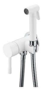 Изображение товара Гигиенический душ Boheme Uno, 467-WCR, со смесителем, белый/хром