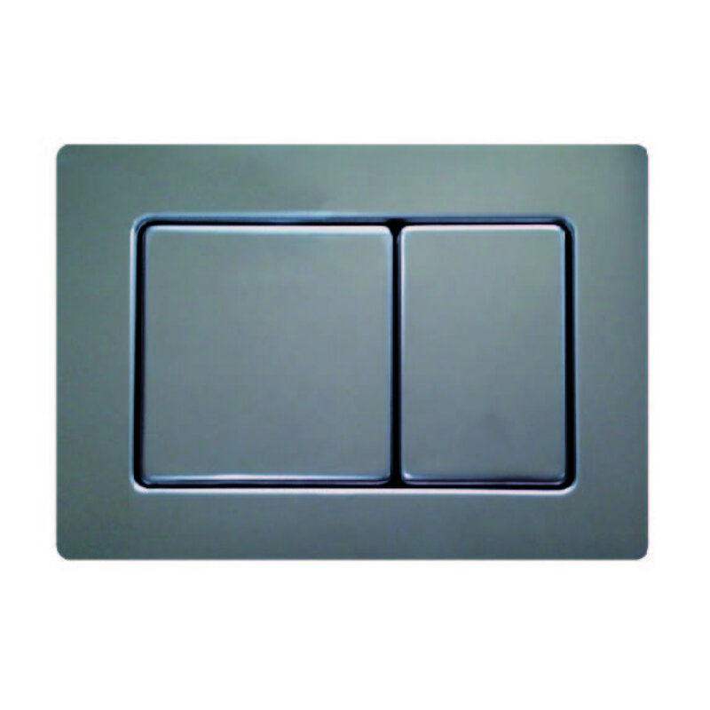 Изображение товара Клавиша смыва Boheme механическая Gun Metal 650-SGM для унитаза и писсуара