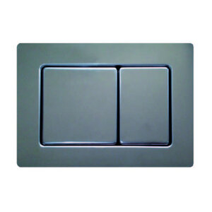 Изображение товара Клавиша смыва Boheme механическая Gun Metal 650-SGM для унитаза и писсуара