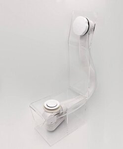 Изображение товара Слив-перелив полуавтомат Vega V55R Гл000025656, 60 см, белый матовый